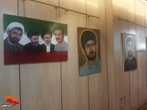 نمایشگاه نقاشی شهدا در نگارخانه «شهید هژبر» افتتاح شد