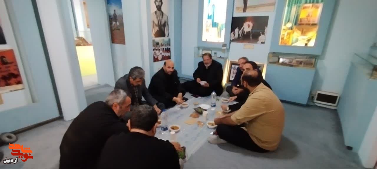 مراسم شب اربعین سیدالشهدا(ع) در موزه شهدای اردبیل برگزار شد