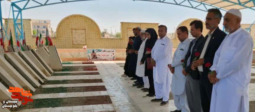 تجدید میثاق ورزشکاران با شهدا تجدید میثاق ورزشکاران با شهدا