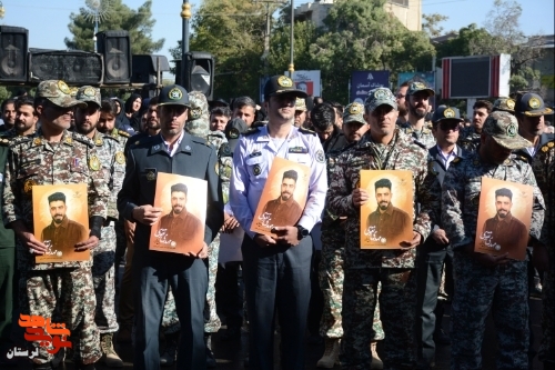 پیکر شهید وطن «مهدی نقوی» در بروجرد تشییع شد