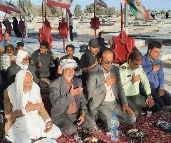 اولین سالگرد شهادت شهید«محسن کمالی دوست» در نیمروز برگزار شد