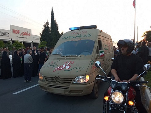 برگزاری مراسم استقبال و بازگشت غرورآفرین شهیدوالامقام «غلامحسین دماوندی» +تصاویر