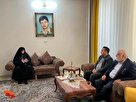 گزارش تصویری| دیدار مدیرکل شهرستان‌های تهران با خانواده شهدا