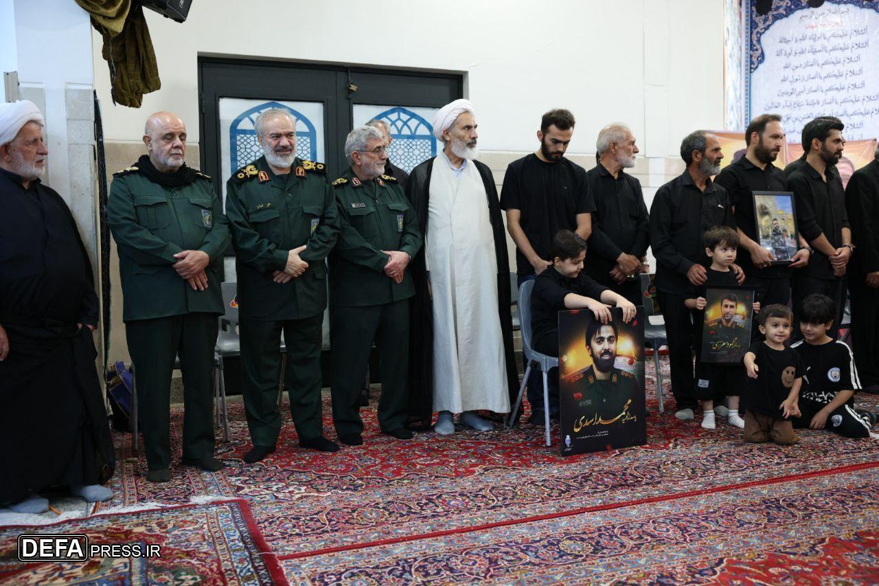 مراسم بزرگداشت شهدای نیروی قدس برگزار شد