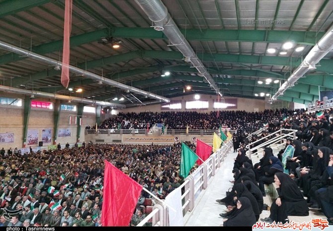اجتماع بزرگ بسیجیان در شهر ایلام