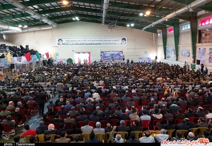 اجتماع بزرگ بسیجیان در شهر ایلام