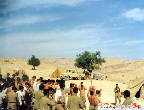 عزاداری روز 28 صفر 1365 پادگان آموزشی سد دز