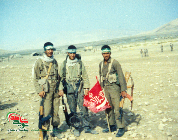 شهید سعید زاهدی قهفرخی و همرزمان