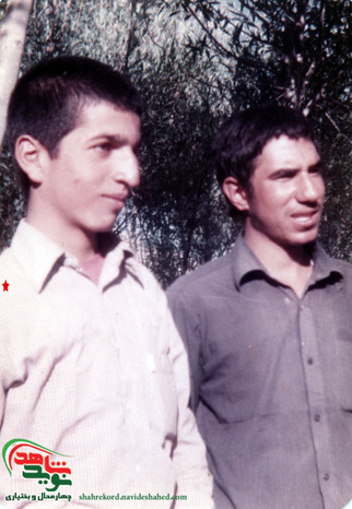 شهید احسان سمیع قهفرخی و همرزمش