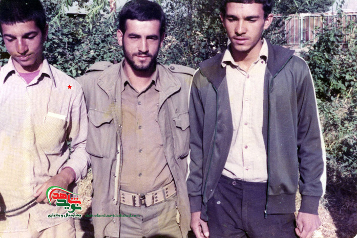 شهید احسان سمیع قهفرخی، سردار شهید غلامرضا کاووسی نفر وسط  و ...