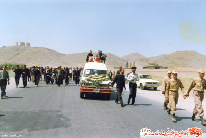 تشییع شهید حبیب اله صفری