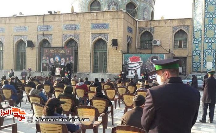 مراسم بزرگداشت سالروز شهادت سردار شهید سلیمانی در آستان مقدس امام زاده محمد(ع) برگزار شد