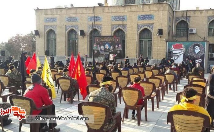 مراسم بزرگداشت سالروز شهادت سردار شهید سلیمانی در آستان مقدس امام زاده محمد(ع) برگزار شد