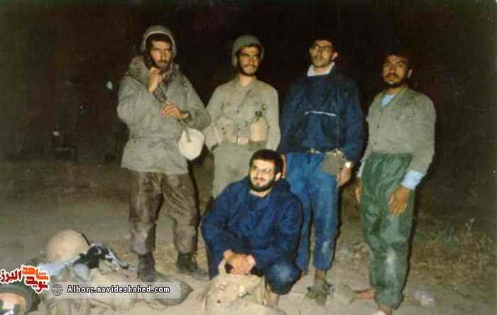 شهید احمد علی‌احمدنوجانی-کربلای چهار در کنار هم‌رزمان
