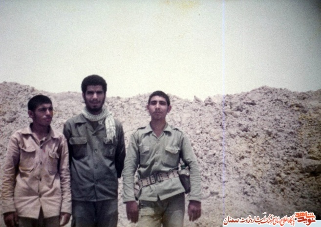 نفر اول از چپ شهید جعفر ادب
