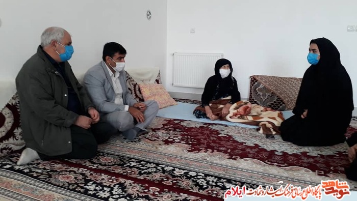 دیدار با مادران و همسران شهدا در شهرستان های تابع استان ایلام
