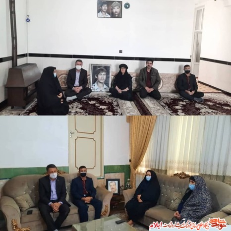 دیدار با مادران و همسران شهدا در شهرستان های تابع استان ایلام