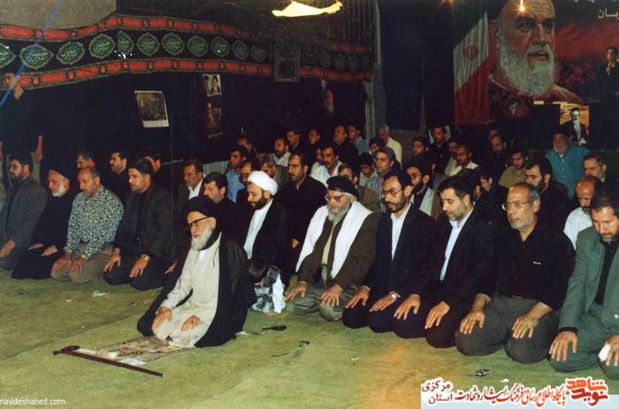 مراسم بزرگداشت حضرت امام و شهید فاطمه غیاث آبادب -امام جماعت آیت الله حمیدی