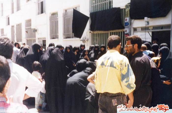 مراسم ختم مادر سردار غیاثی