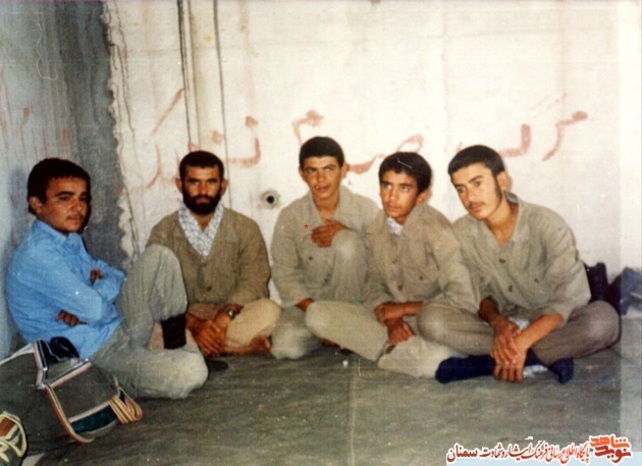 نفر سوم از راست شهید ابوالفضل خراسانی