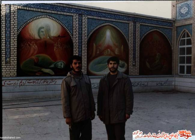 از چپ: حسین قربانی - علی اکبر کریمی