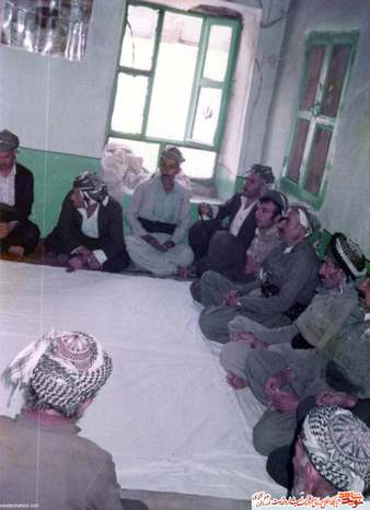 روستای بلکه ، با حضور ماموسی روستا جهت توجیهات امنیتی