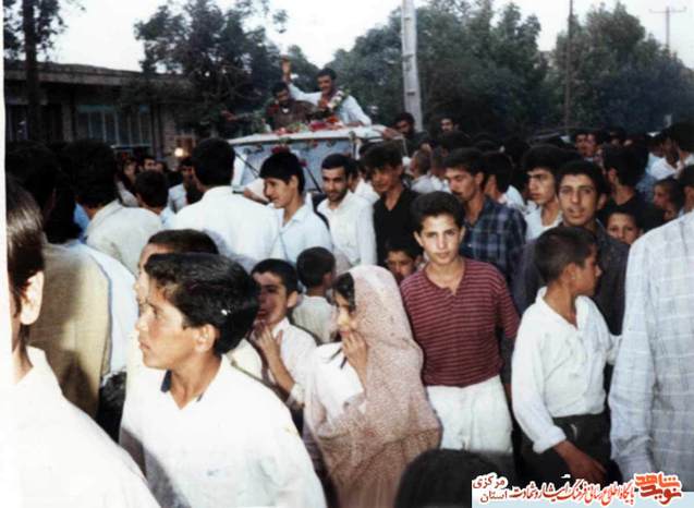 سال 1369- شازند - بازگشت از اسارت آزاده نجفعلی رضایی