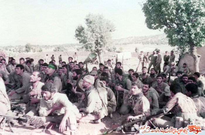 بسیجیان اعزامی از زنجان و اراک - گردان جندالله -1362