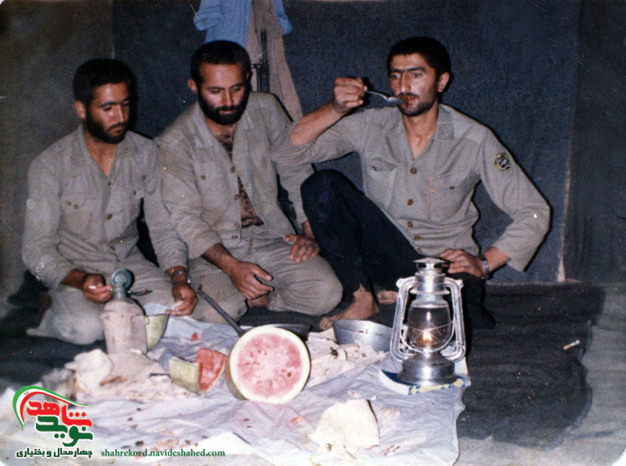شهید ابراهیم حیدری سورشجانی و همرزمان
