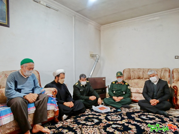 دیدار با خانواده شهید والامقام مدافع حرم لشکر فاطمیون مهدی حسینی