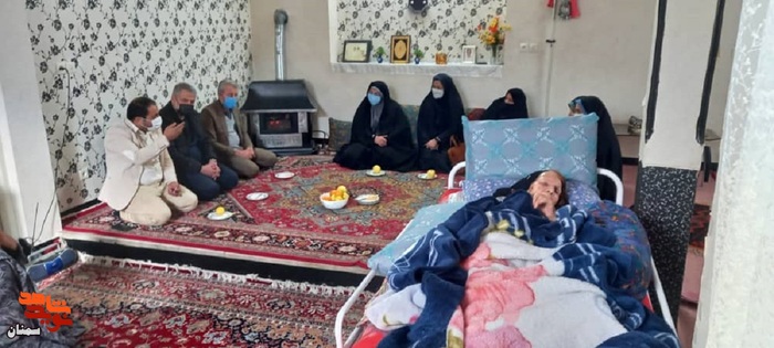 دیدار مدیران محلی شهرستان آرادان با مادر گرامی شهید والامقام «محمدعلی شاه‌حسینی» - سوم بهمن ۱۴۰۰ شهرستان آرادان