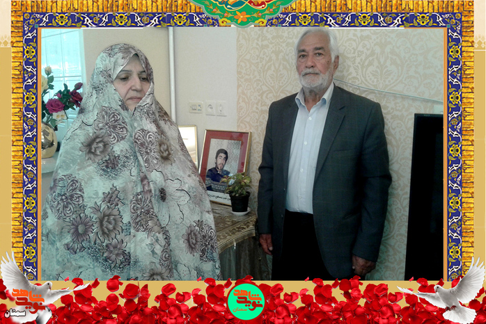 والدین شهید مسعود جدیدی