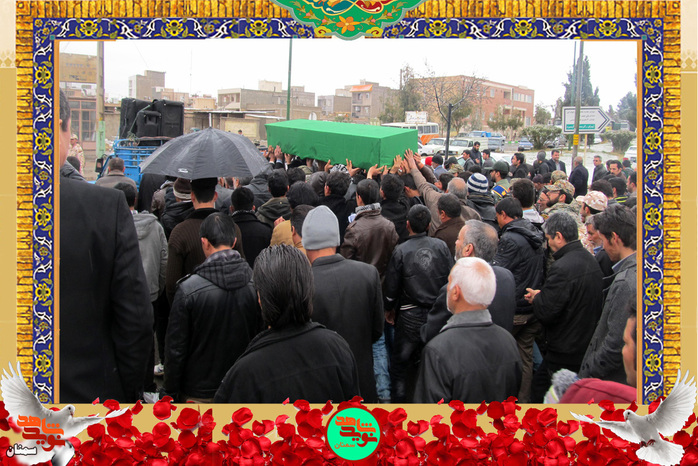مراسم تشییع پیکر شهید مدافع حرم اسدالله بلوچ
