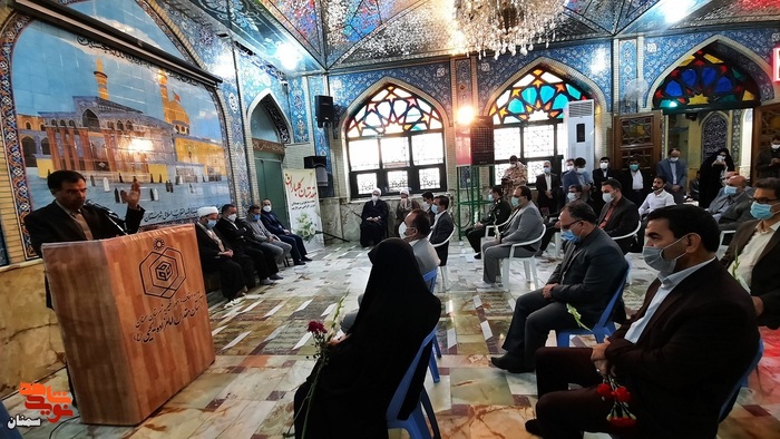 مراسم گلباران گلزار شهدای امامزاده یحیی (ع) سمنان به مناسبت روز شهید - بیست و دوم اسفند ۱۴۰۰