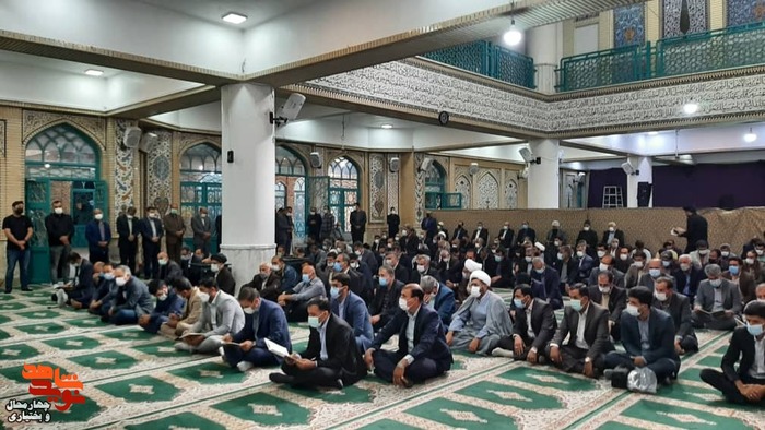 مراسم سومین و هفتمین روز شهادت جانباز شهید «حاج عبدالصمد رجبی»