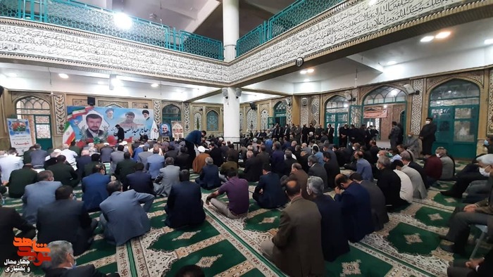 مراسم سومین و هفتمین روز شهادت جانباز شهید «حاج عبدالصمد رجبی»