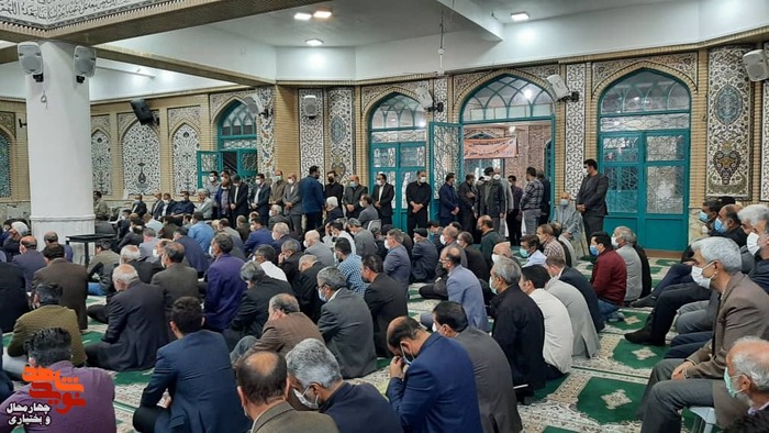 مراسم سومین و هفتمین روز شهادت جانباز شهید «حاج عبدالصمد رجبی»