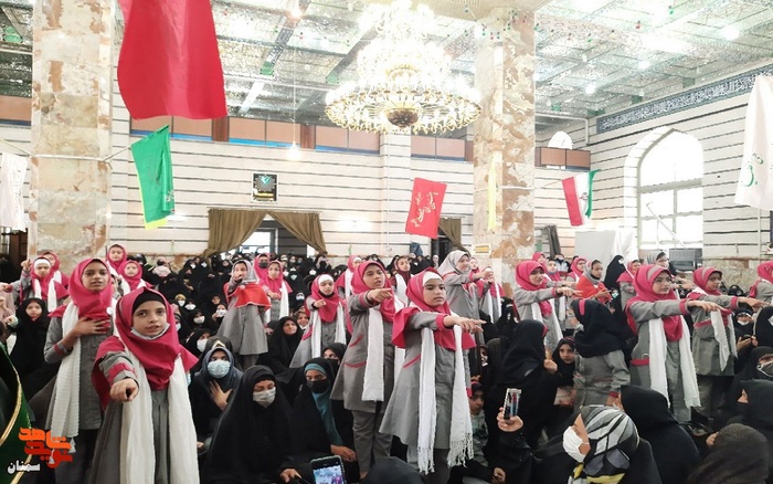 اجتماع بزرگ دختران حاج قاسم به مناسبت سالروز فتح خرمشهر - دوشنبه دوم خرداد ماه ۱۴۰۱ حسینیه المهدی شهرستان مهدیشهر