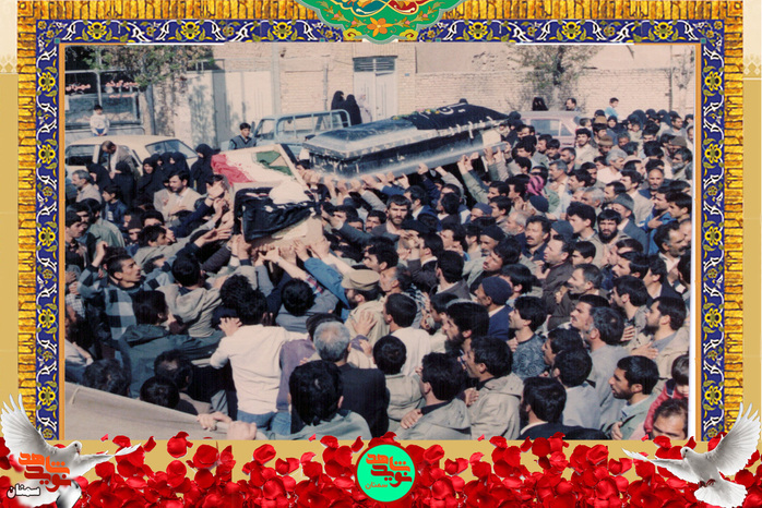 مراسم تشییع پیکر شهید سیاوش کنشلو
