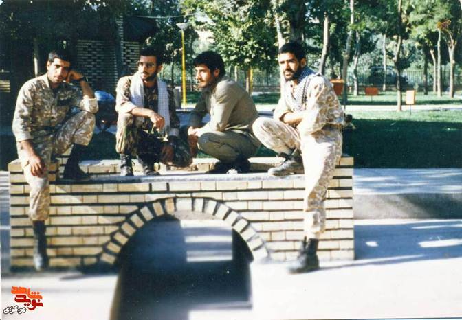 از چپ: قدرت الله محمدی - امیر نجاتی - عباس - سید محمد سجادی