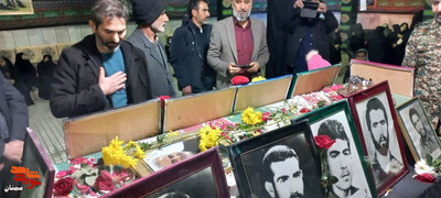 مراسم استقبال و وداع با شهید گمنام خوشنام - چهارم دی‌ماه ۱۴۰۱ شهرستان آرادان