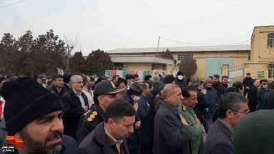 تشییع پیکر شهید گمنام، شهرک صنعتی شهرکرد
