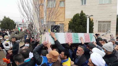تشییع پیکر شهید گمنام، شهرک صنعتی شهرکرد