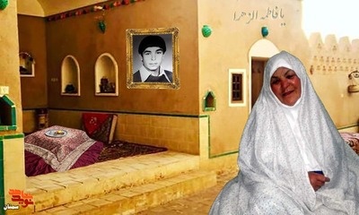 مادر گرامی شهید والامقام حسینعلی ملکی‌فر