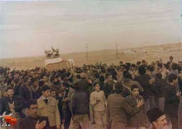 تشییع شهید غضنفر داود آبادی - 1362