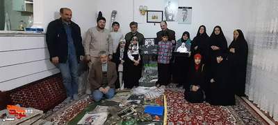 دیدار مسئول گروه فرهنگی یاد یاران با خانواده معظم شهید مدافع امنیت مصطفی محمدی- بیست و یکم اسفندماه ۱۴۰۱ شهرستان شاهرود