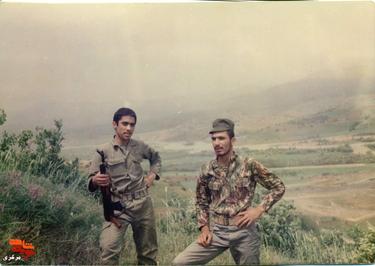 سمت راست شهید مرتضی رحیمی