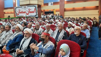 مراسم سراسری جهاد و مقاومت از دیروز تا امروز- بیست و نهم شهریور ۱۴۰۲ سالن همایشهای هلال احمر شهرستان سمنان
