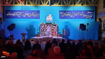 یادواره شهدای مسجد پنج تن و چهلمین روز شهدای حادثه تروریستی کرمان- بیستم بهمنماه ۱۴۰۲ مسجد پنج تن آل عبای شهرستان سمنان