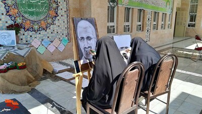 آیین بزرگداشت روز شهید- دبیرستان دخترانه شاهد شهرستان سمنان بیست و دوم اسفندماه ۱۴۰۲